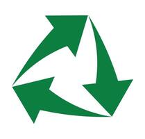 verde ciclo símbolo gratis vector