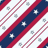 Seamless Tileable USA Theme Background Pattern vector
