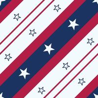 Seamless Tileable USA Theme Background Pattern vector