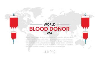 World Blood Donor Day background with blood drop. 14 june. vector