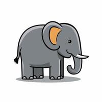 elefante caminando ilustración, animales, elefante a el zoo vector