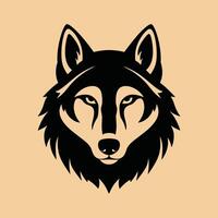 lobo , imprimible recopilación, clamoroso lobo, Tres Lobos en roca, salvaje animal, valor y valentía símbolo, icono dibujo negro, blanco antecedentes vector