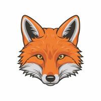 Cute cartoon fox. Funny red fox collection. Emotion little animal. Cartoon animal character design. Flat illustration isolated on white background. vector
