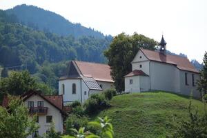 hiking in the austrian alps photo