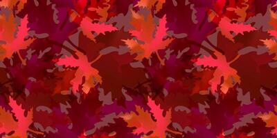 Autumn seamless pattern with bright colored maple leaves. Decorative background for printing on fabric, paper packaging, seasonal festivals and holiday designs. vector