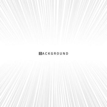 Bright abstract striped background. White and gray minimalistic design. Technology business futuristic concept with perspective vector