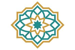 delicado patrones inspirado por islámico geométrico Arte vector