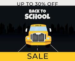 Education banner. Back to school banner. Back to School Sale. illustration vector