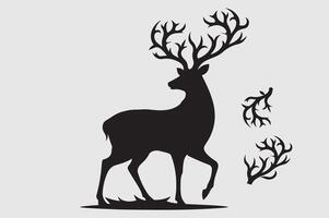 Deer illustration free download vector