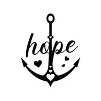 Hope Anchor T Shirt Printed Design, Hope anchor logo icon isolated on white background Free , Black Anchor Object Hope Stock, Anchor t shirt design printed, Nongor logo t shirt, Nongor print design, vector