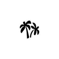 Palm Tree Icon , Palm tree Icon template black color editable, Palm tree Icon symbol Flat illustration, Flat Symbol Palm Tree Coconut, Palm illustration, Coconut Trees logo printed t shirt design vector
