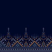 Geometric traditional ethnic pattern Ikat seamless pattern border abstract design, Indian clothes pattern design for , Modern Indian textile illustration vector