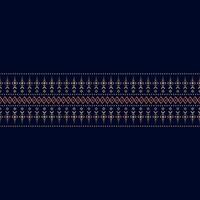 Traditional clothes pattern Geometric ethnic textures. and Pattern of Cross Stitch. Design for indian fasion, Patola, Sari, Dupatta. vector