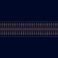 tradicional ropa modelo geométrico étnico texturas y modelo de cruzar puntada. diseño para indio moda, patola, sari, dupatta. vector