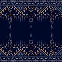 Indian clothes pattern design for , Modern Indian textile . A Geometric traditional ethnic pattern Ikat seamless pattern border abstract design vector