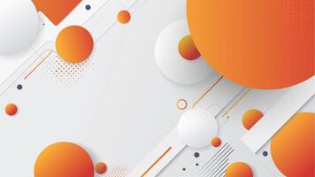 Orange abstract Circle Wave Shade Template Web Background vector