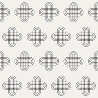 Seamless Graphic Monochrome Vintage Fabric Textile Wallpaper Wratting Paper Swatch Template Pattern Background Design Decoration Artwork Print vector