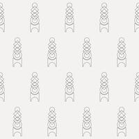 Seamless Graphic Monochrome Vintage Fabric Textile Wallpaper Wratting Paper Swatch Template Pattern Background Design Decoration Artwork Print vector