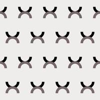 Seamless Graphic Monochrome Vintage Fabric Textile Wallpaper Wrapping Paper Swatch Template Pattern Background Design Decoration Artwork Print vector