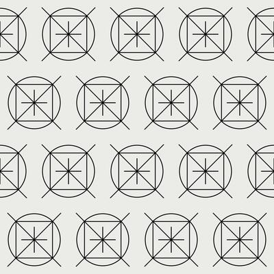 Seamless Graphic Monochrome Vintage Fabric Textile Wallpaper Wrapping Paper Swatch Template Pattern Background Design Decoration Artwork Print