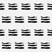 Seamless Graphic Monochrome Vintage Fabric Textile Wallpaper Wratting Paper Swatch Template Pattern Background Design Decoration Artwork Print vector