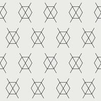 Seamless Graphic Monochrome Vintage Fabric Textile Wallpaper Wrapping Paper Swatch Template Pattern Background Design Decoration Artwork Print vector