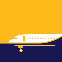 aire transporte ilustración. avión de línea vector