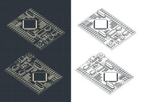 Arduino Mega Pro Drawings vector