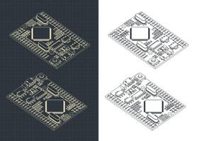 arduino mega Pro dibujos vector