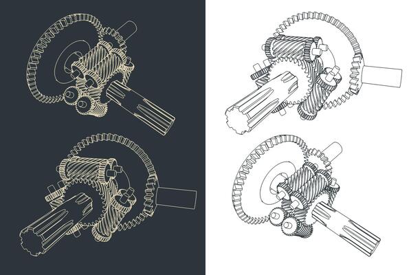 Torsen differential blueprints