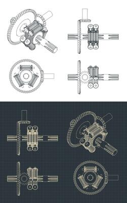 Torsen Differential Drawings