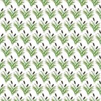 Swamp reeds, simple grass. Seamless pattern. illustration. vector