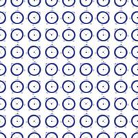 Simple blue alarm clock. Seamless pattern. illustration. vector
