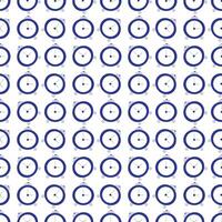 Simple blue alarm clock. Seamless pattern. illustration. vector
