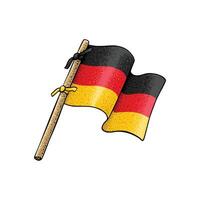 bandera de alemania vector