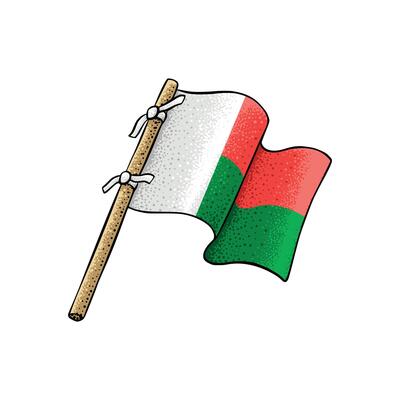 Madagascar Country Flag