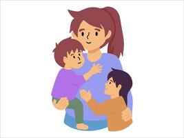 Mother day People Character illustration vector