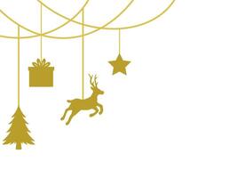 Christmas Corner Border Background for Decoration vector