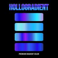 Decorative Color Premium Gradient Swatch Modern vector