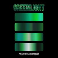 Decorative Color Premium Gradient Swatch Modern vector