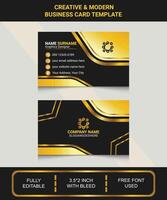 Luxury and Professional Business Card Design Template vector