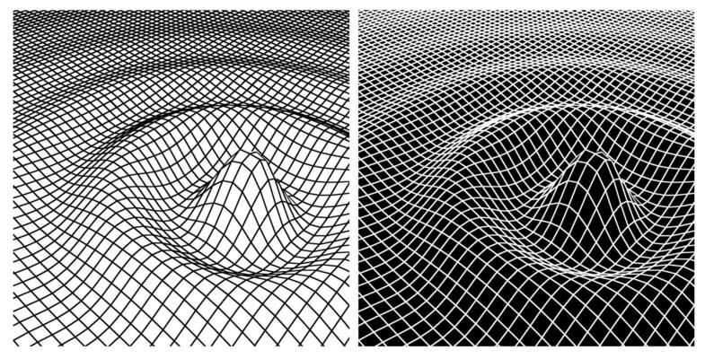 Wave wireframe view