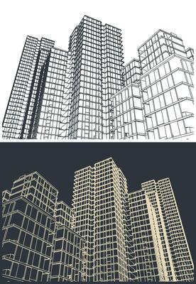 Skyscrapers construction industry