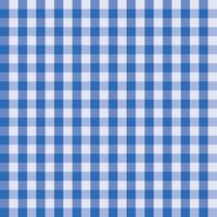 Blue checkered fabric square kitchen seamless pattern vintage. illustration vector