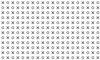 Tic tac toe pattern seamless. repeatable vector