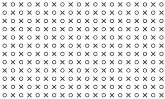 Tic tac toe pattern seamless. repeatable vector