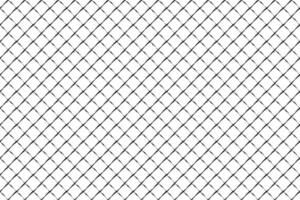 hand drawn Fence grid isolated on white background vector