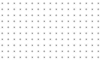 Tic tac toe pattern seamless. repeatable vector