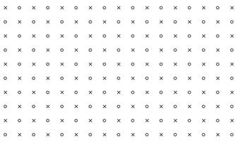 Tic tac toe pattern seamless. repeatable vector