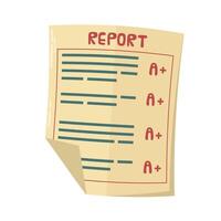 Report card icon clipart avatar logotype isolated illustration vector